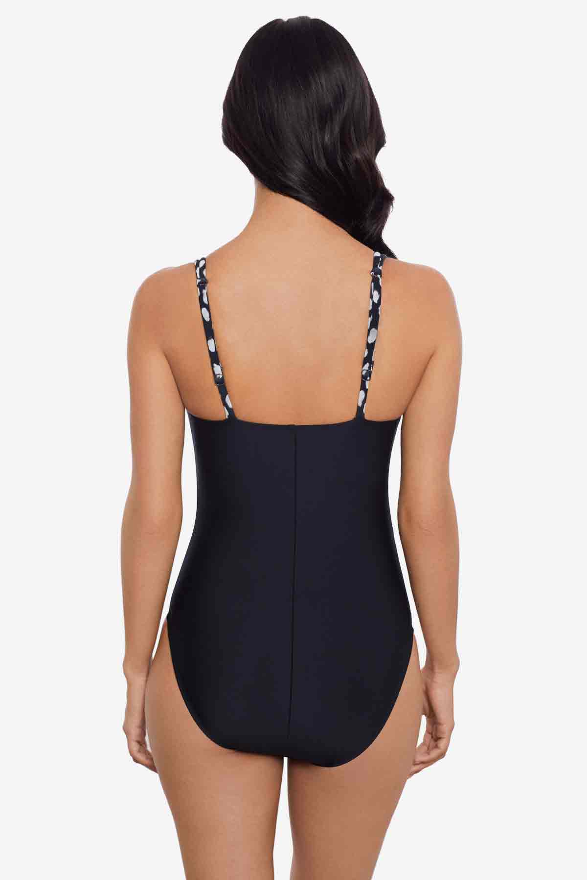 Magicsuit Pebbles Saki One Piece Swimsuit Black/White | Miraclesuit