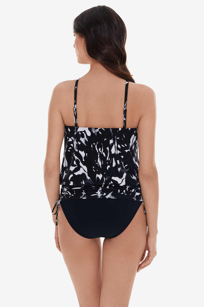 Babs Tankini Top in Dream State Black/Multi | Miraclesuit