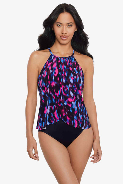 Magicsuit Cherry Bomb Aubrey One Piece Swimsuit Black/Multi | Miraclesuit