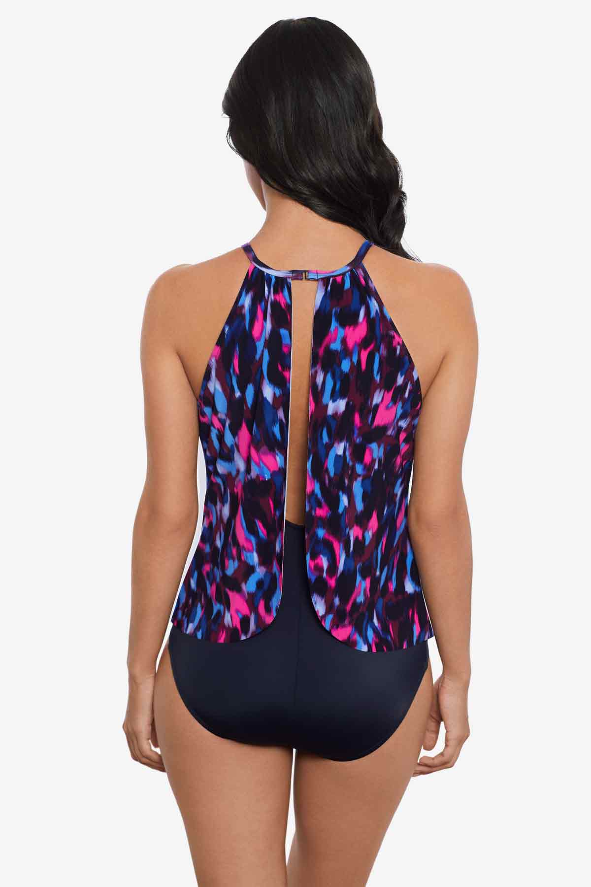 Magicsuit Cherry Bomb Aubrey One Piece Swimsuit Black/Multi | Miraclesuit