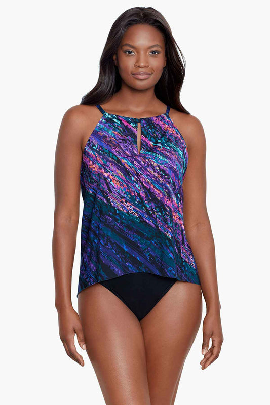 Mood Ring Peephole Tankini Multi | Miraclesuit