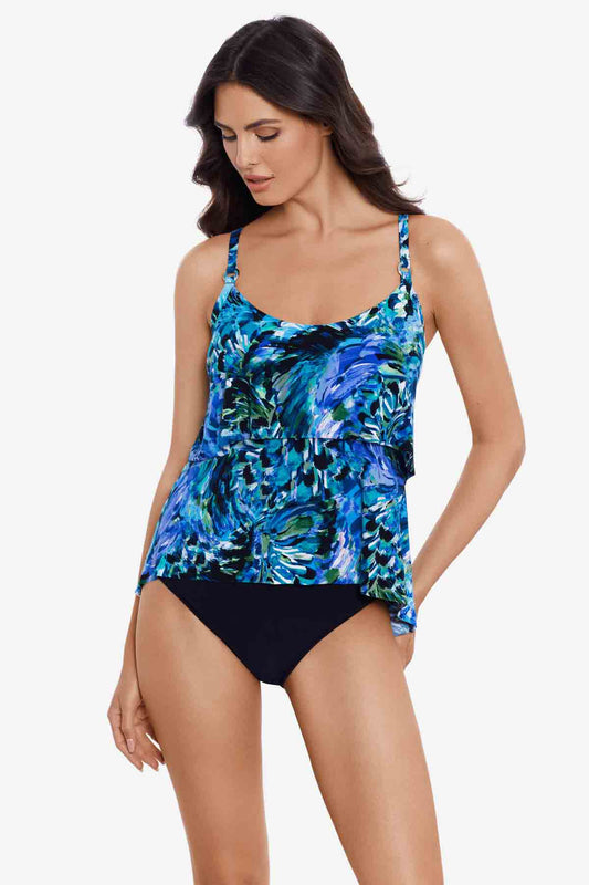 Magicsuit Chanticleer Grace Tankini Top Black/Multi | Miraclesuit
