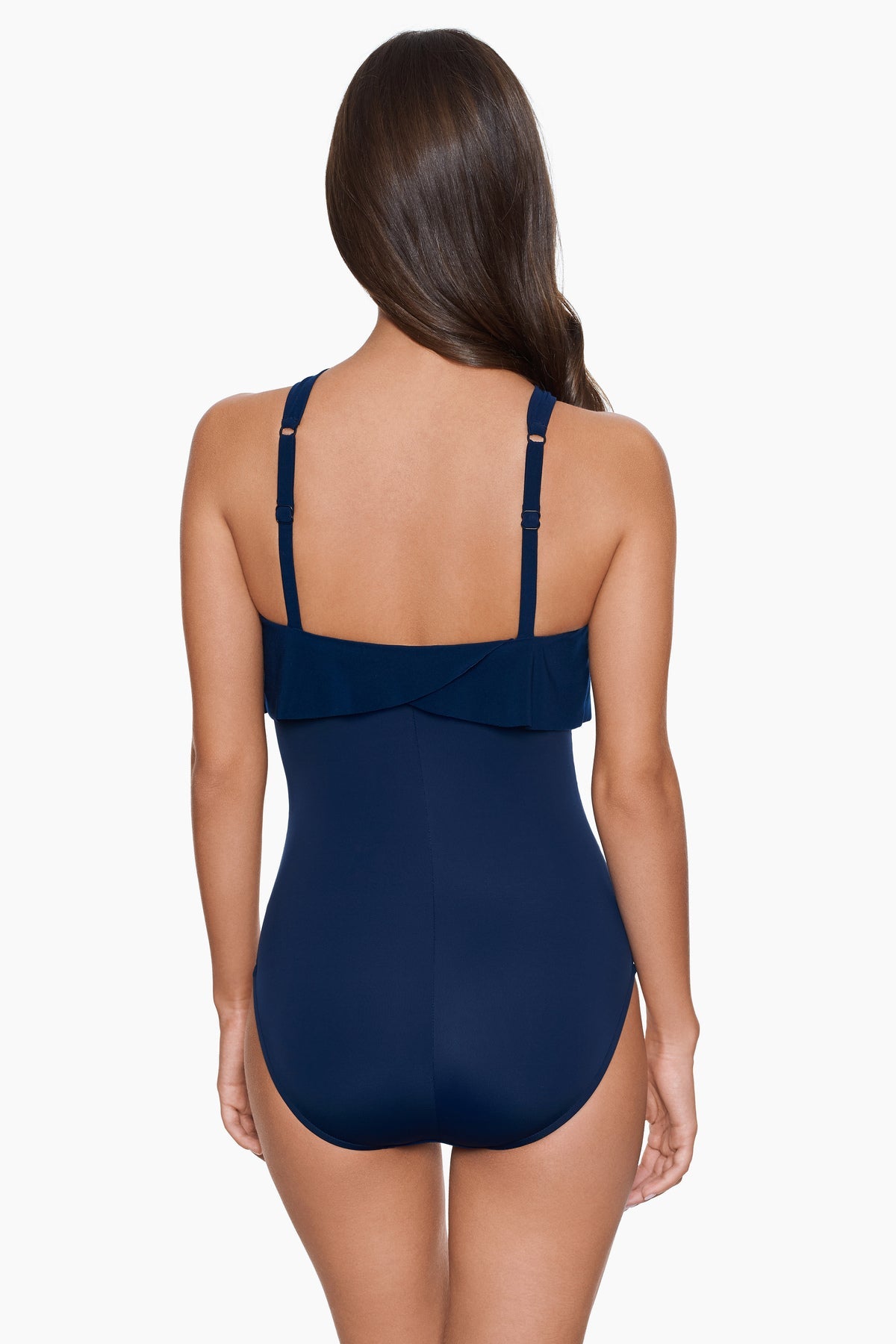 Tummy Control Swimsuit One Piece - Magicsuit Square Cut Liza Black | Miraclesuit