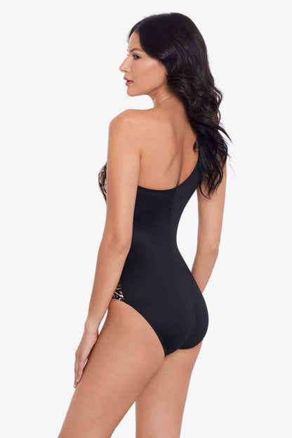Tribal Tigress Jena One Piece Swimsuit Black/Multi | Miraclesuit