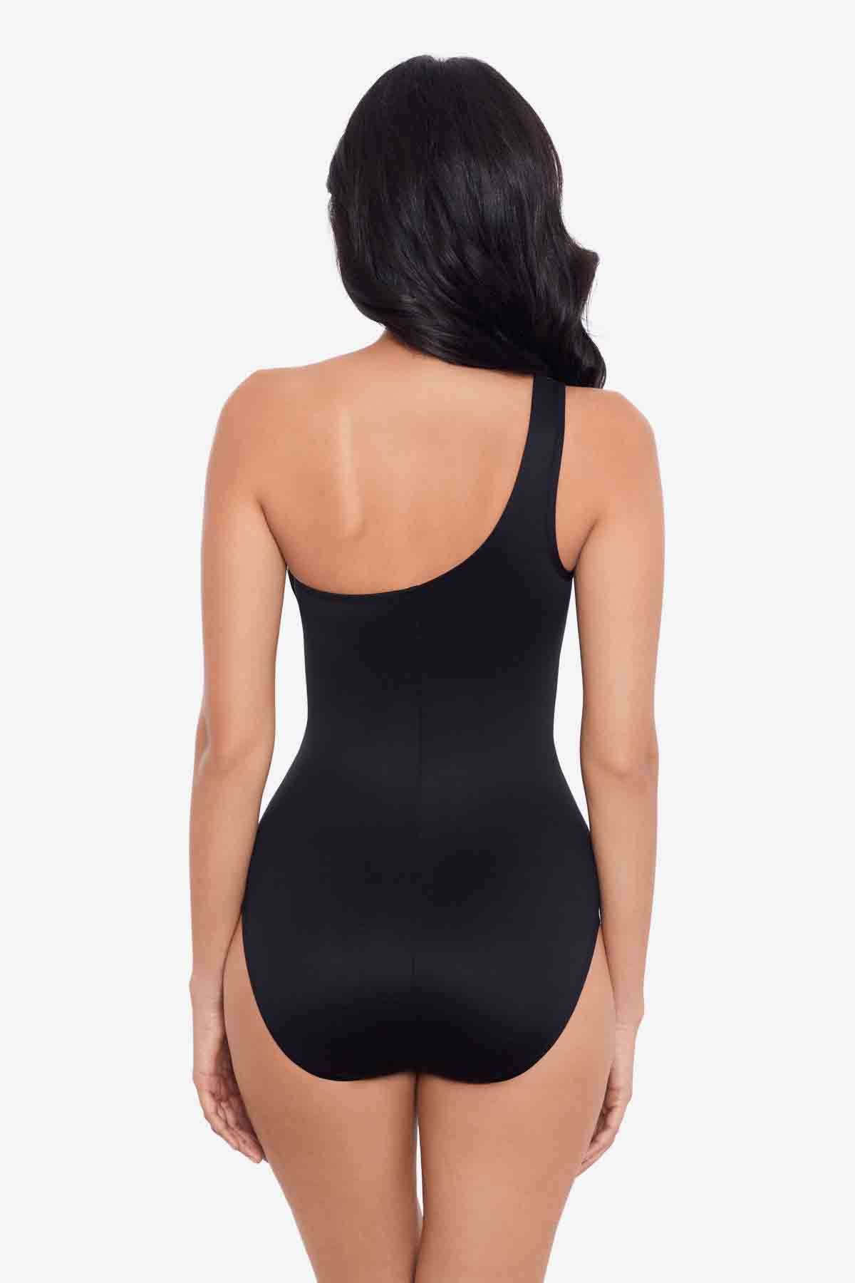 Tribal Tigress Jena One Piece Swimsuit Black/Multi | Miraclesuit