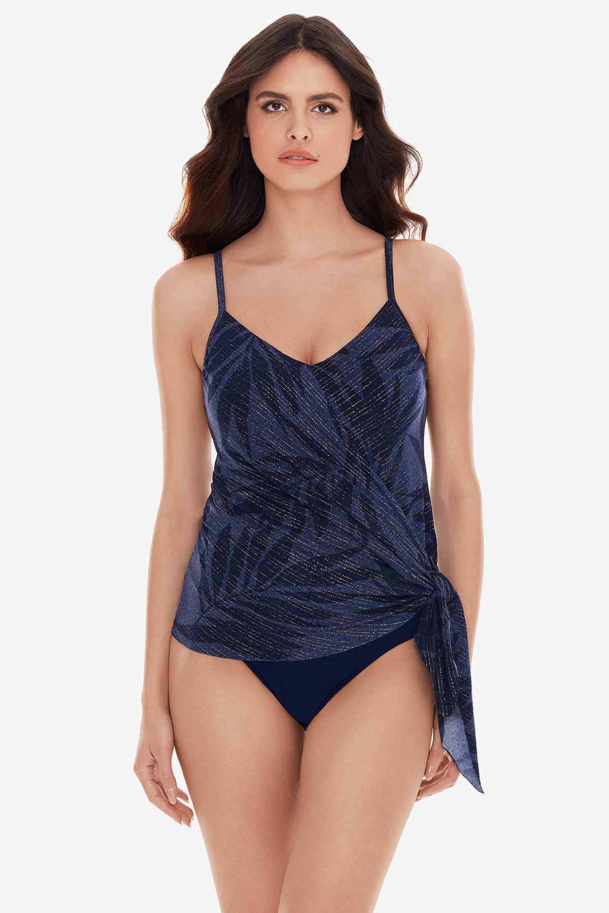 Alex Tankini Top in Kismet Blue/Multi | Miraclesuit