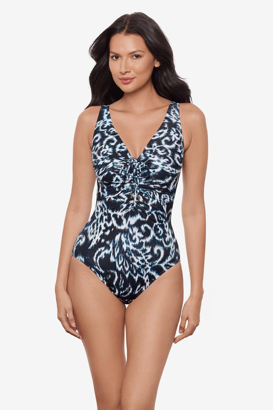 Bella One Piece in Adorn Black/White | Miraclesuit