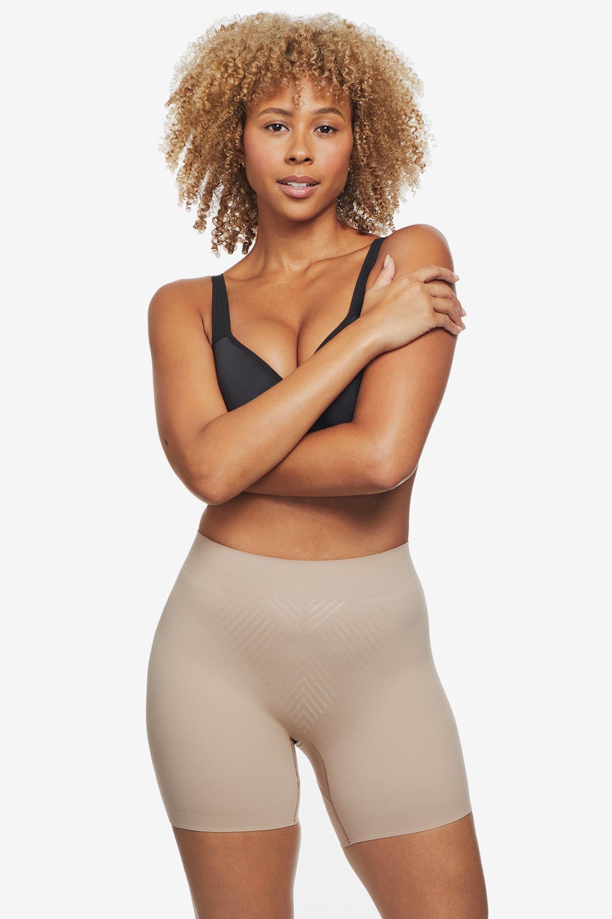 Iconic Core Mid-Thigh Shaping Short with Rear Lift Black | Miraclesuit