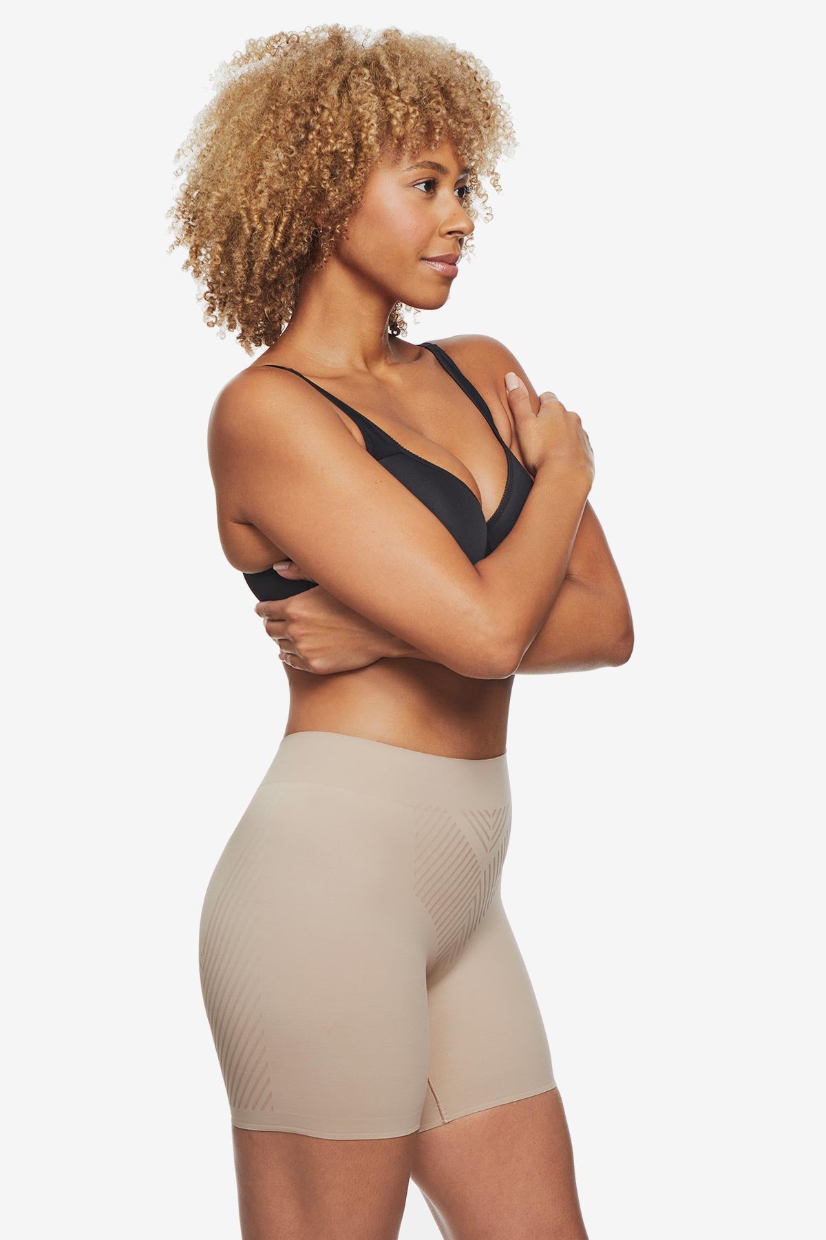 Iconic Core Mid-Thigh Shaping Short with Rear Lift Black | Miraclesuit