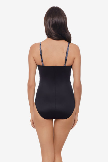 Magicsuit Shell Beach Louise One Piece Swimsuit Black/Multi | Miraclesuit