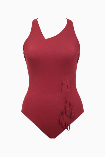 Amoressa Banda Sashay One Piece Swimsuit Black | Miraclesuit