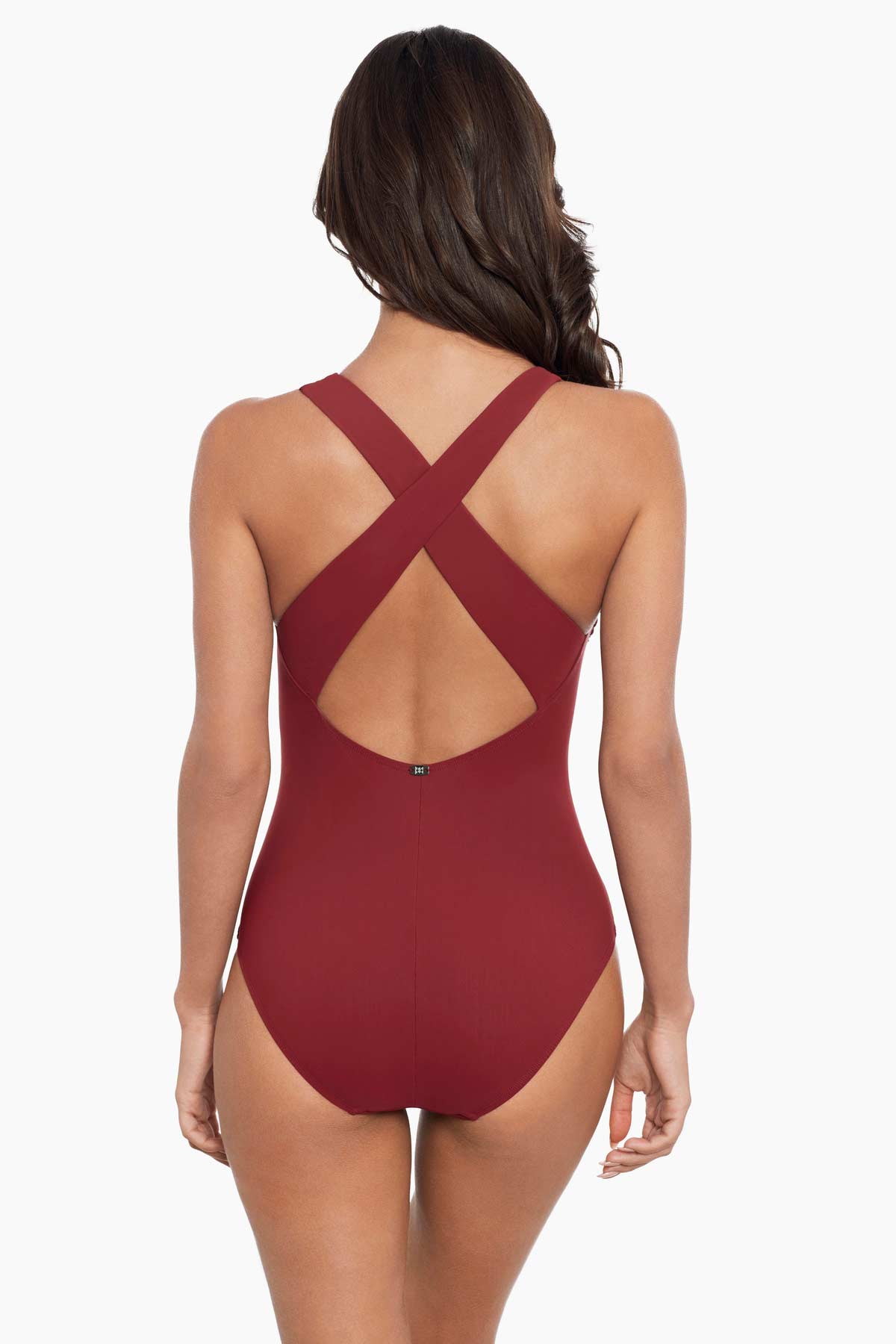 Amoressa Banda Sashay One Piece Swimsuit Black | Miraclesuit