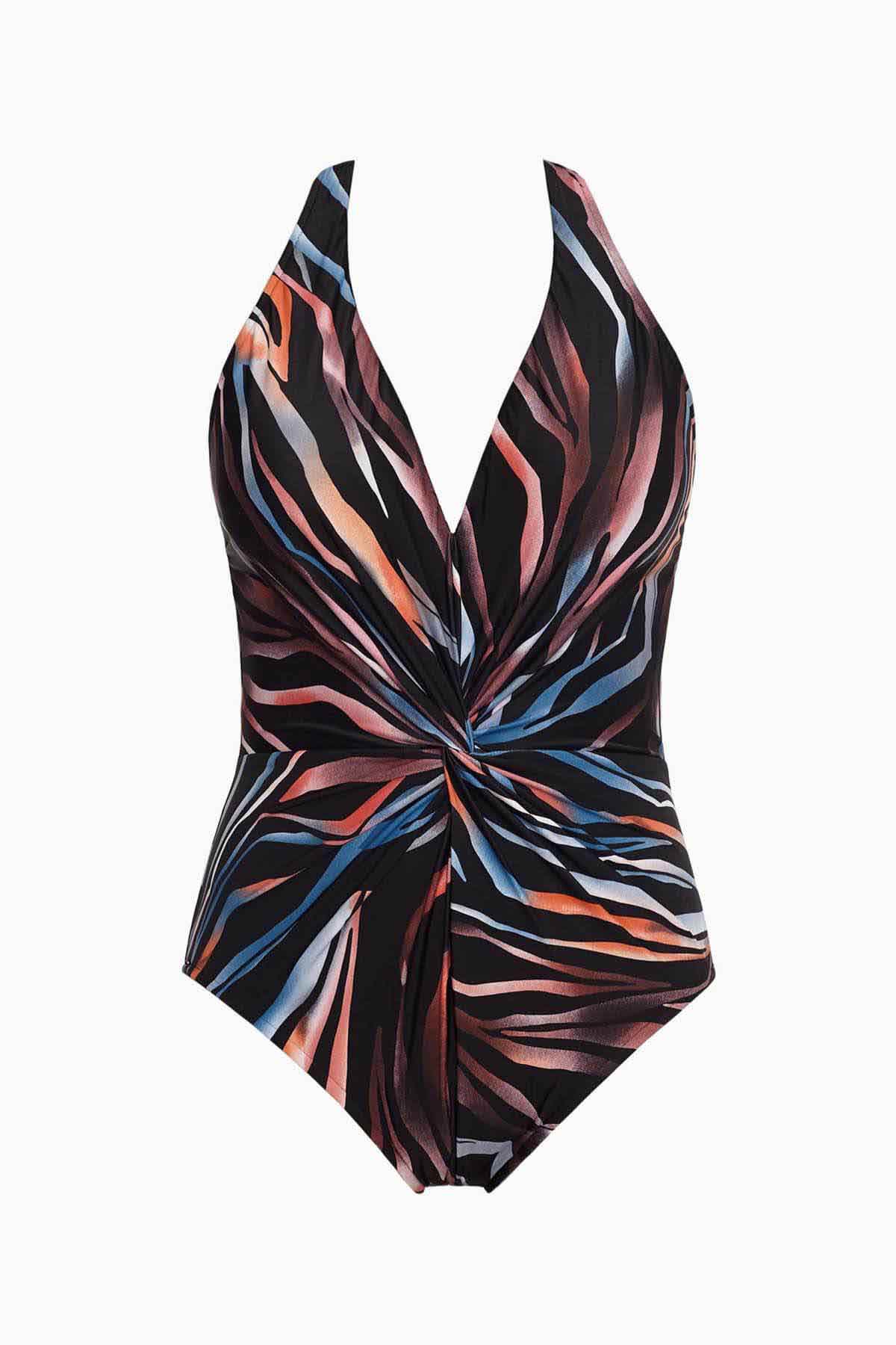 Magicsuit Tigress Drew One Piece Swimsuit Black/Multi | Miraclesuit