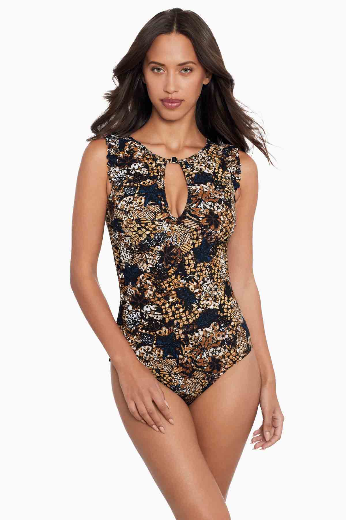 Amoressa Bambu Rococo One Piece Swimsuit Multi | Miraclesuit