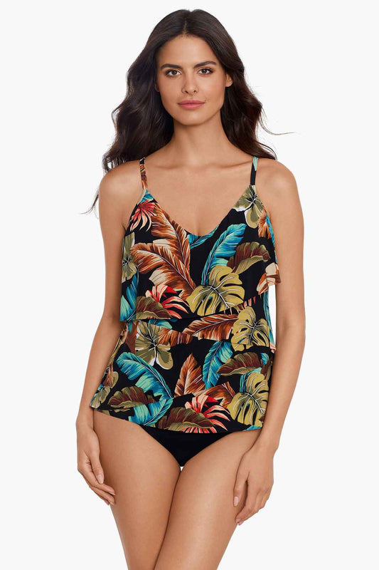 Magicsuit Aloe Chloe Tankini Black/Multi | Miraclesuit