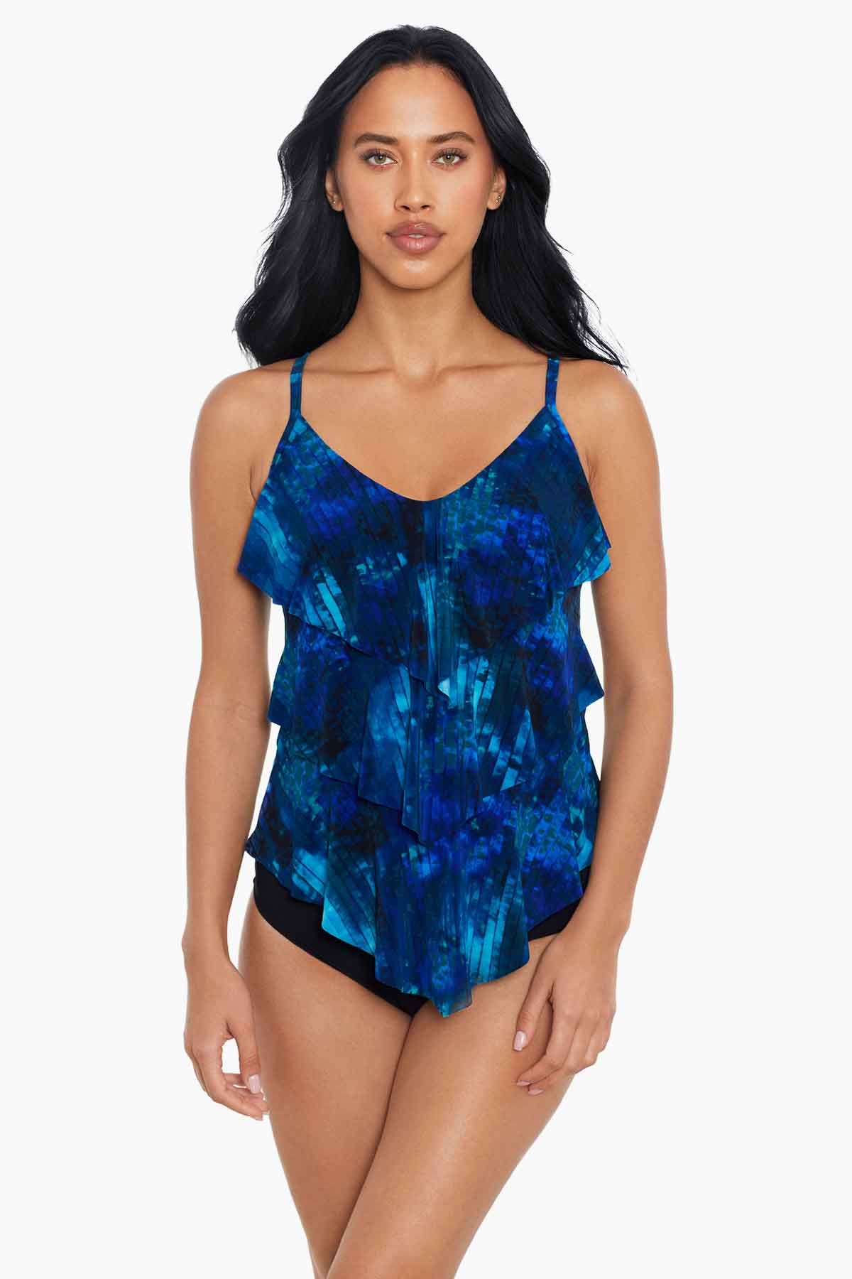 Magicsuit Hazy Daze Rita Tankini Blue/Multi | Miraclesuit