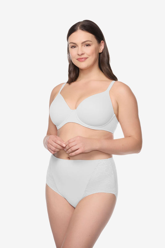 TC Luxe Dreamer Modern Brief in Deep Black White | Miraclesuit