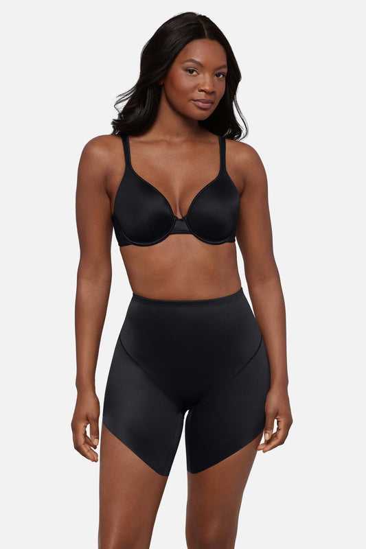 Showstopped Slanted Hem Shaping Short Black | Miraclesuit