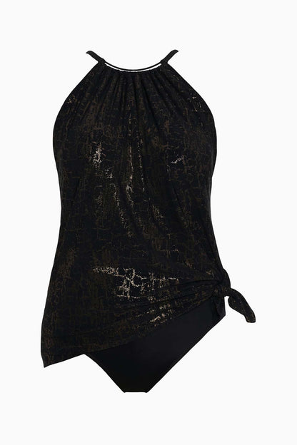 Magicsuit Komodo Parker Underwire One Piece Swim Dress Black/Multi | Miraclesuit