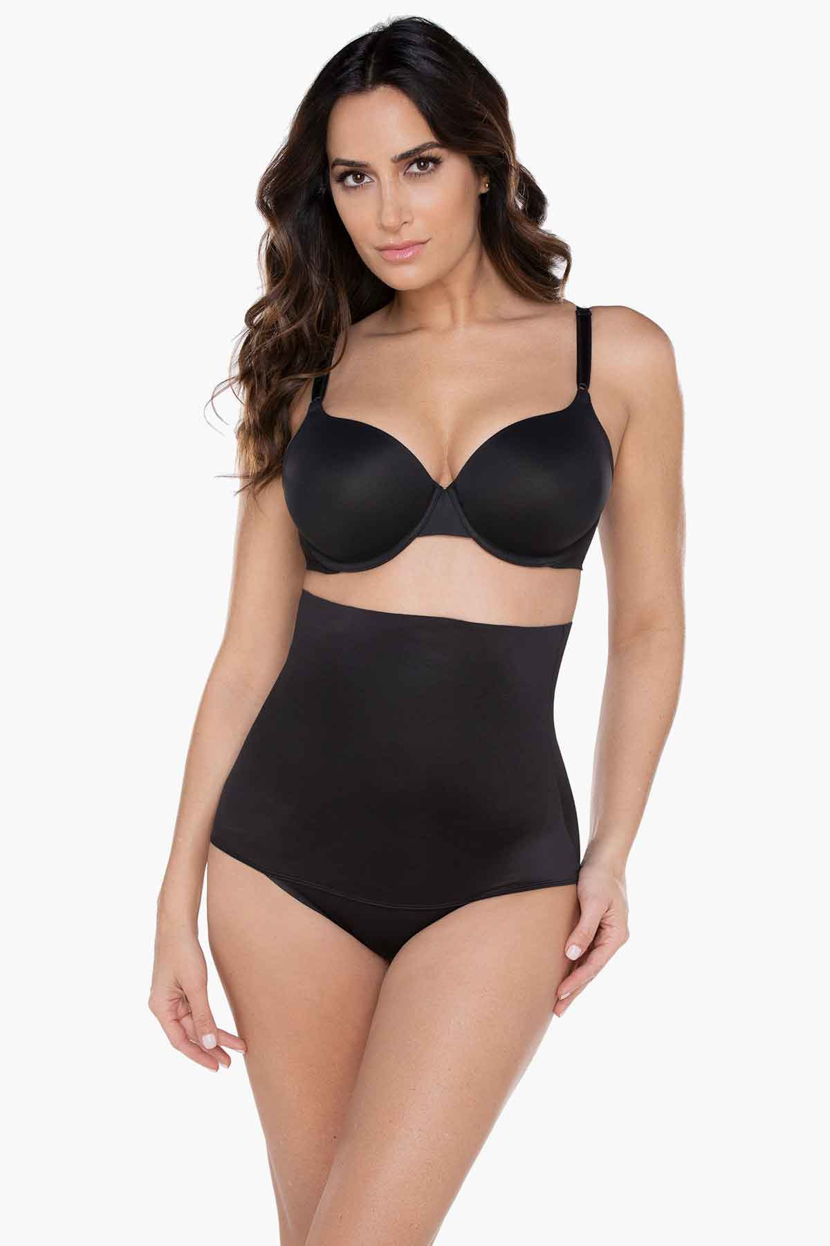 Comfy Curves High Waist Thong Warm Beige/Nude | Miraclesuit