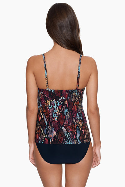 Magicsuit Queen Cobra Chloe Tankini Black/Brown | Miraclesuit