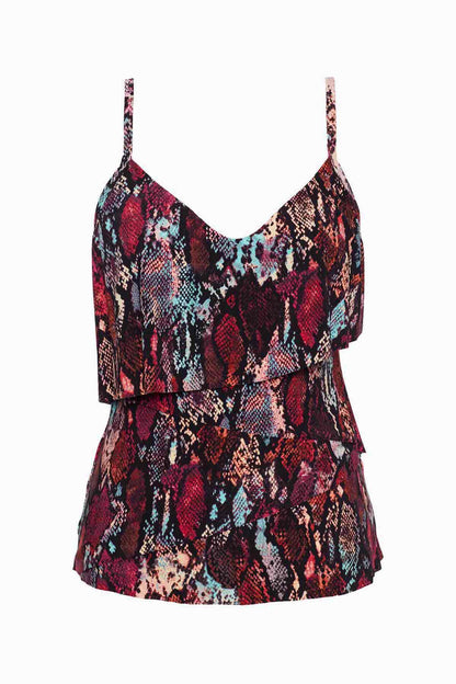 Magicsuit Queen Cobra Chloe Tankini Black/Brown | Miraclesuit