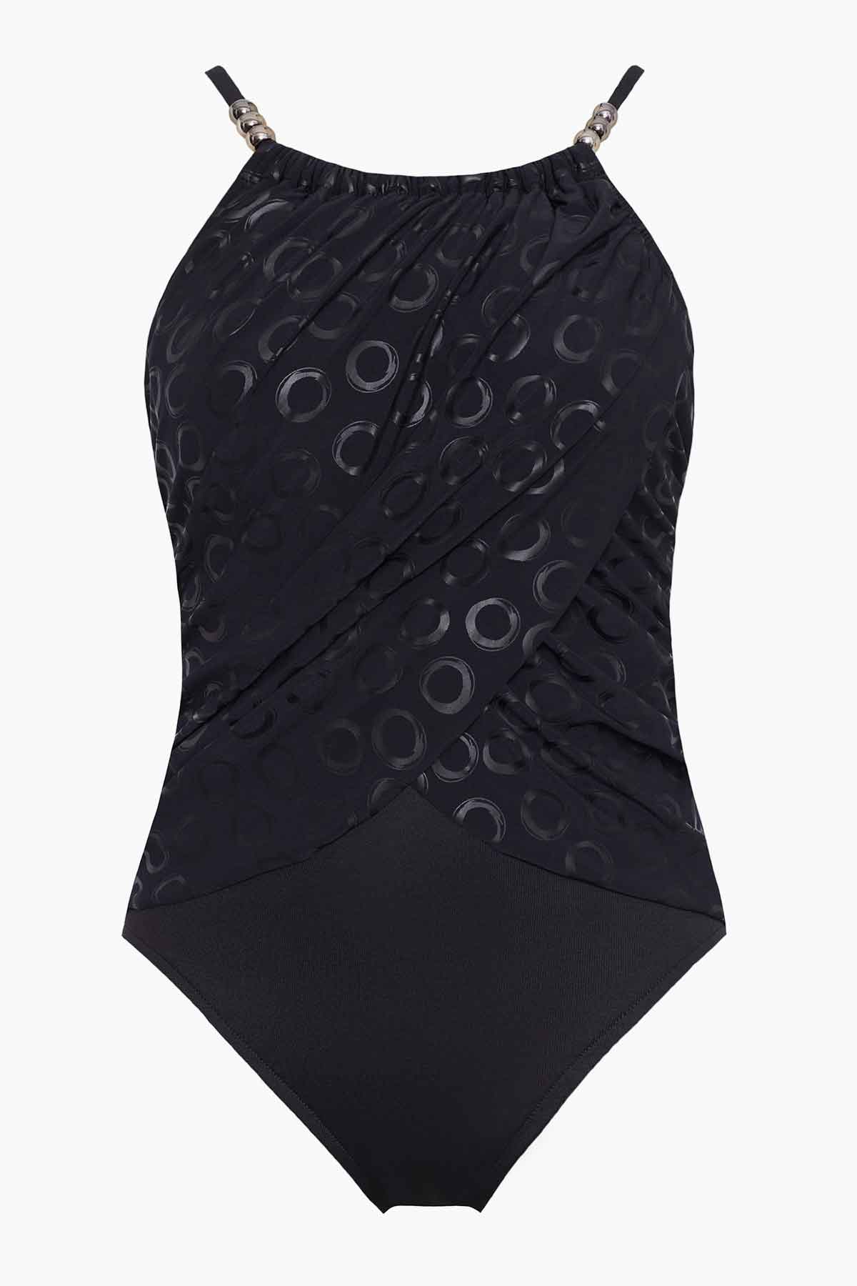 Magicsuit Cosmos Lisa One Piece Swimsuit Black/Multi | Miraclesuit