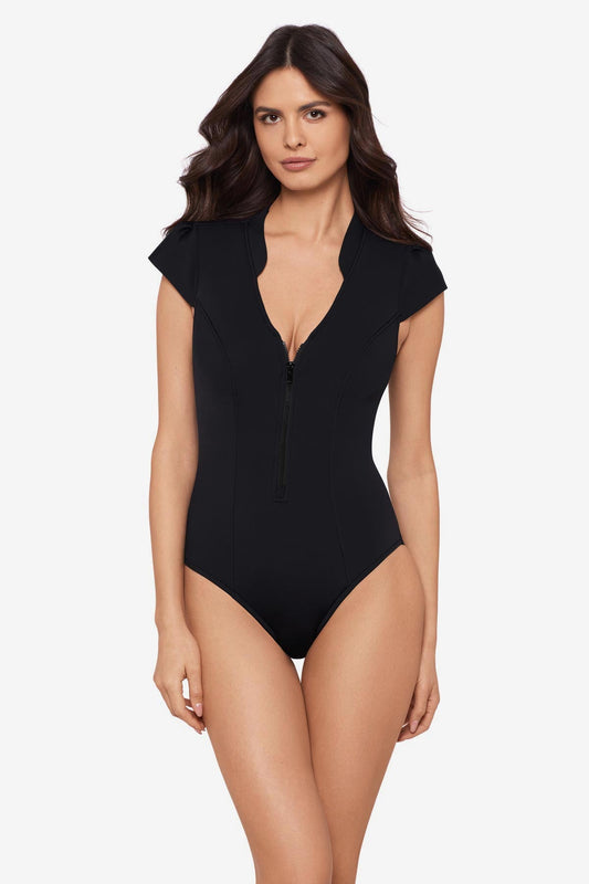 Magicsuit Scuba Clara One Piece Swimsuit Black | Miraclesuit