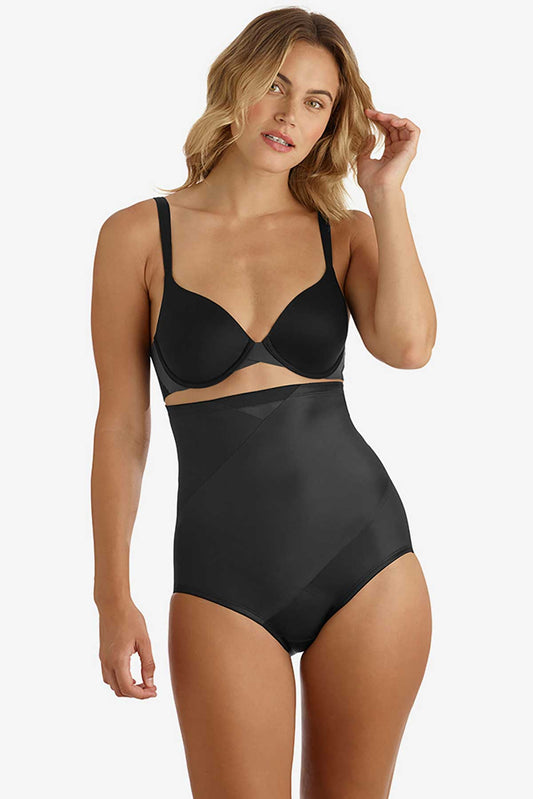 TC Tummy Tux Extra Firm Control Hi-Waist Brief Black | Miraclesuit