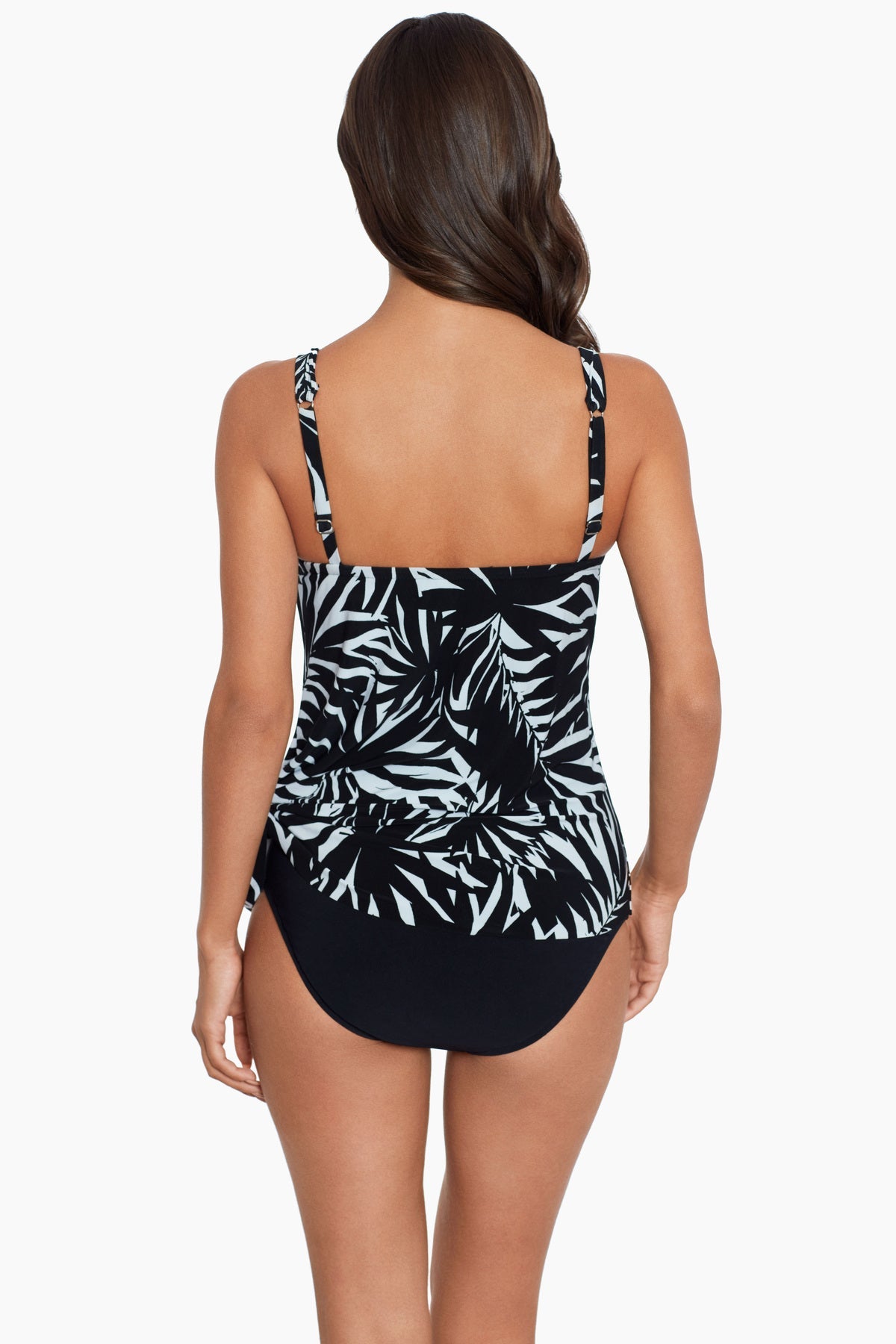 Magicsuit Chicly Shaded Winnie Tankini Black/White | Miraclesuit