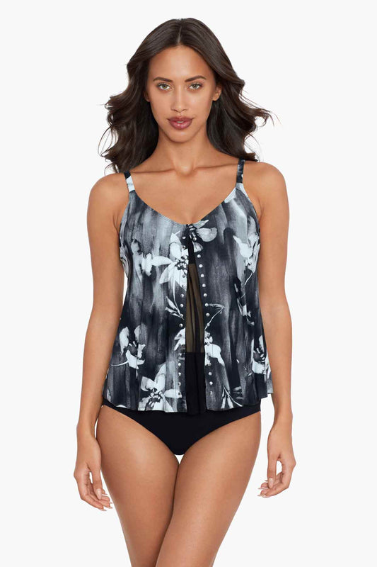 Amoressa Ophelia Orion Tankini Black/Multi | Miraclesuit