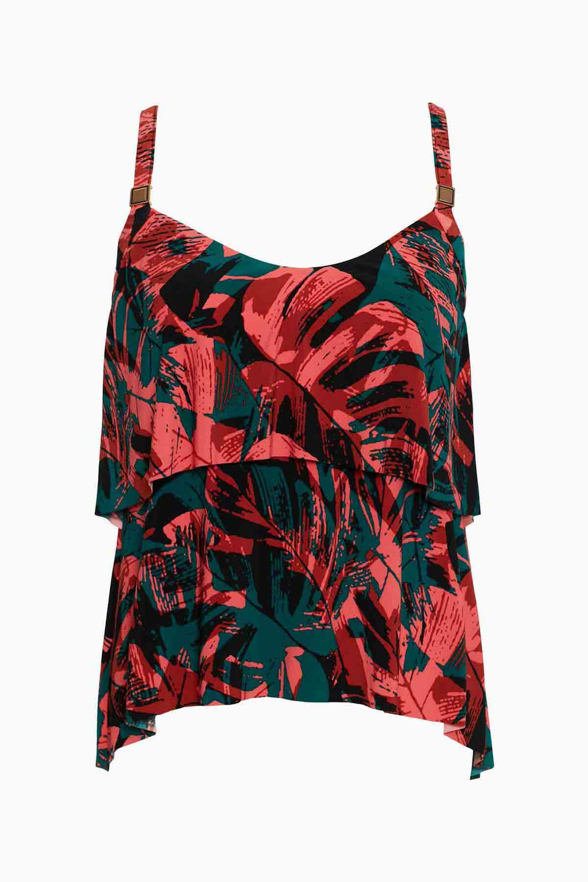 Magicsuit Livin Lush Grace Tankini Black/Multi | Miraclesuit
