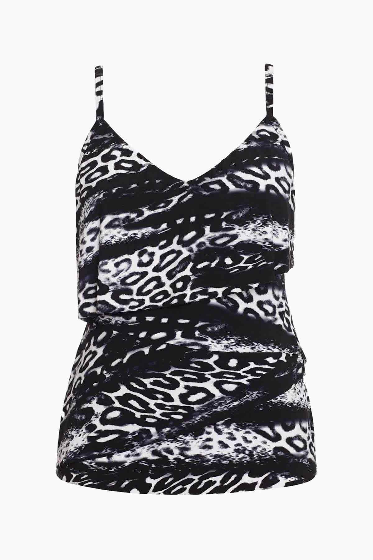 Magicsuit Skin Deep Chloe Tankini Black/White | Miraclesuit