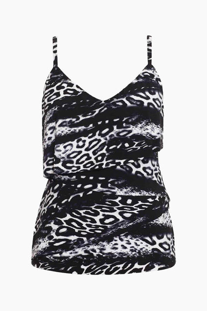 Magicsuit Skin Deep Chloe Tankini Black/White | Miraclesuit