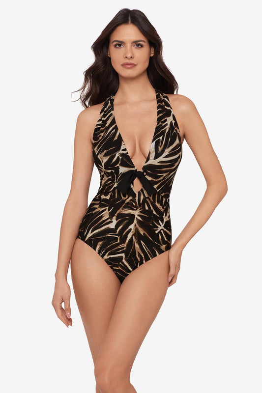 Magicsuit Desert Mirage Halle One Piece Swimsuit Black/Multi | Miraclesuit